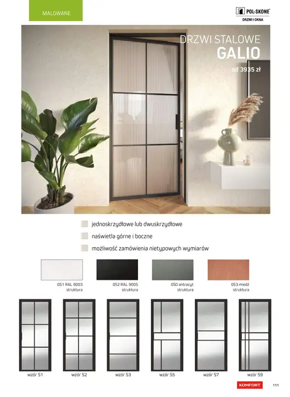 Komfort - gazetka promocyjna Katalog podłogi i drzwi 2024/2025 od poniedziałku 01.01 do środy 31.12 - strona 111