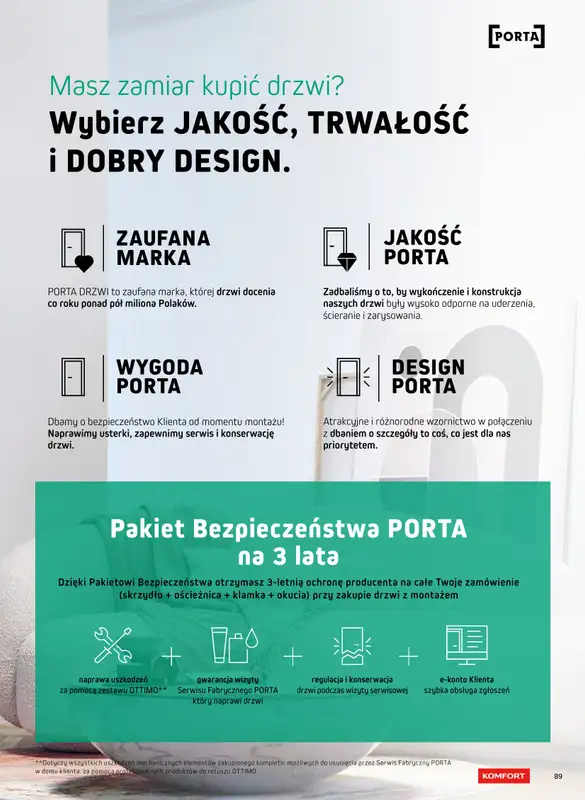 Komfort - gazetka promocyjna Katalog podłogi i drzwi 2024/2025 od poniedziałku 01.01 do środy 31.12 - strona 89