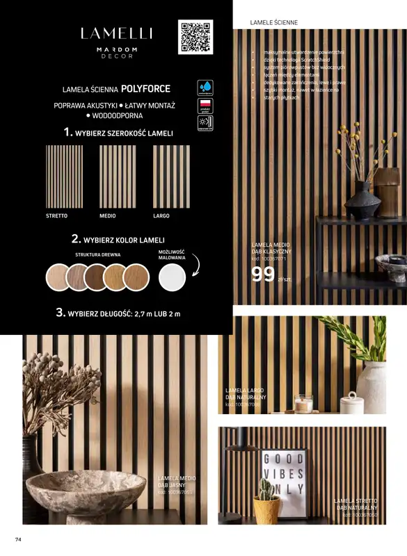 Komfort - gazetka promocyjna Katalog podłogi i drzwi 2024/2025 od poniedziałku 01.01 do środy 31.12 - strona 74