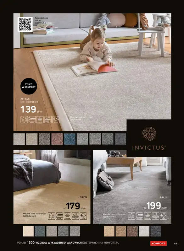 Komfort - gazetka promocyjna Katalog podłogi i drzwi 2024/2025 od poniedziałku 01.01 do środy 31.12 - strona 63
