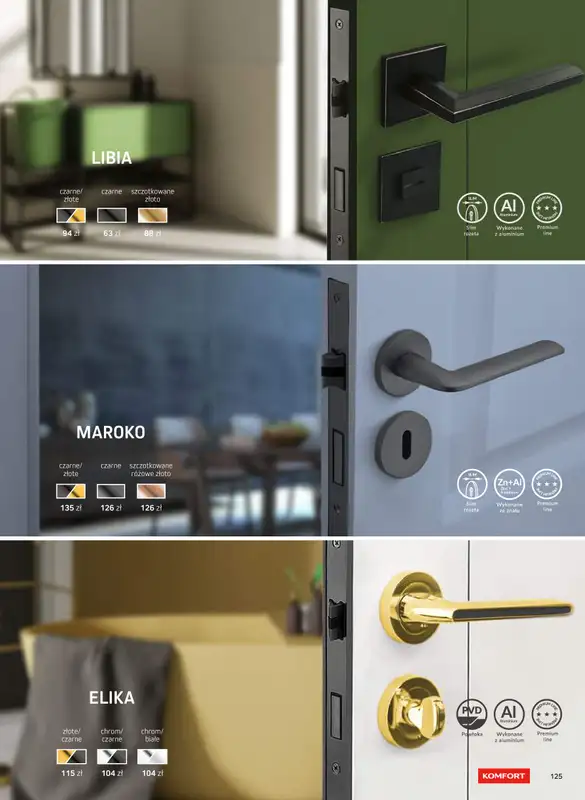 Komfort - gazetka promocyjna Katalog podłogi i drzwi 2024/2025 od poniedziałku 01.01 do środy 31.12 - strona 125