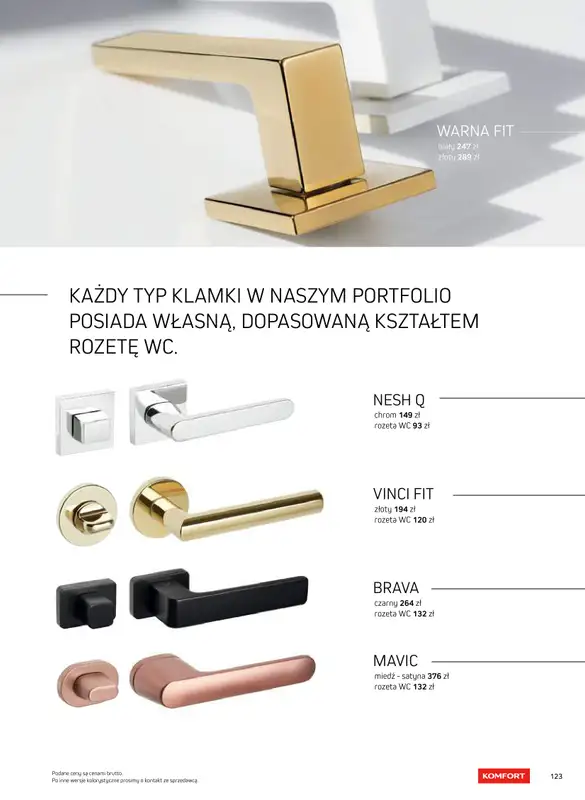 Komfort - gazetka promocyjna Katalog podłogi i drzwi 2024/2025 od poniedziałku 01.01 do środy 31.12 - strona 123