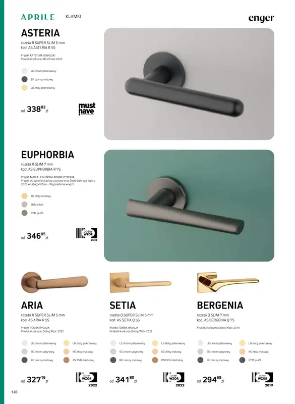 Komfort - gazetka promocyjna Katalog podłogi i drzwi 2024/2025 od poniedziałku 01.01 do środy 31.12 - strona 128