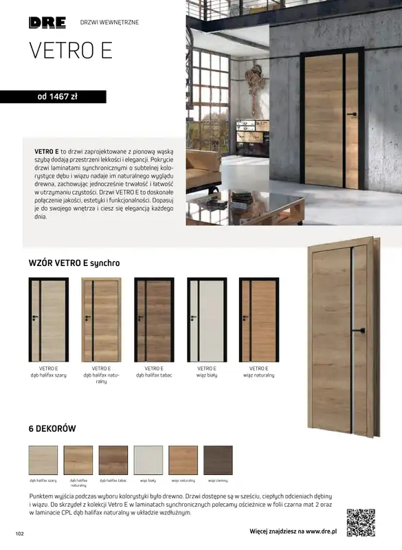 Komfort - gazetka promocyjna Katalog podłogi i drzwi 2024/2025 od poniedziałku 01.01 do środy 31.12 - strona 102