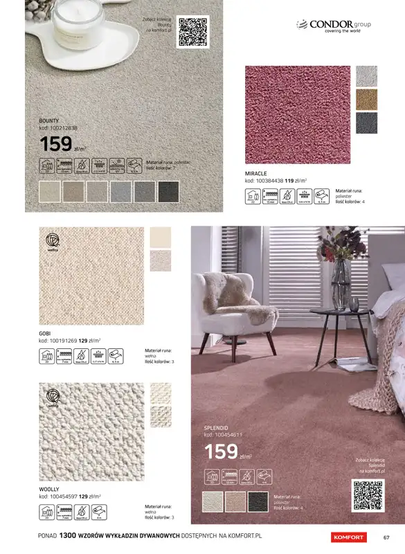 Komfort - gazetka promocyjna Katalog podłogi i drzwi 2024/2025 od poniedziałku 01.01 do środy 31.12 - strona 67