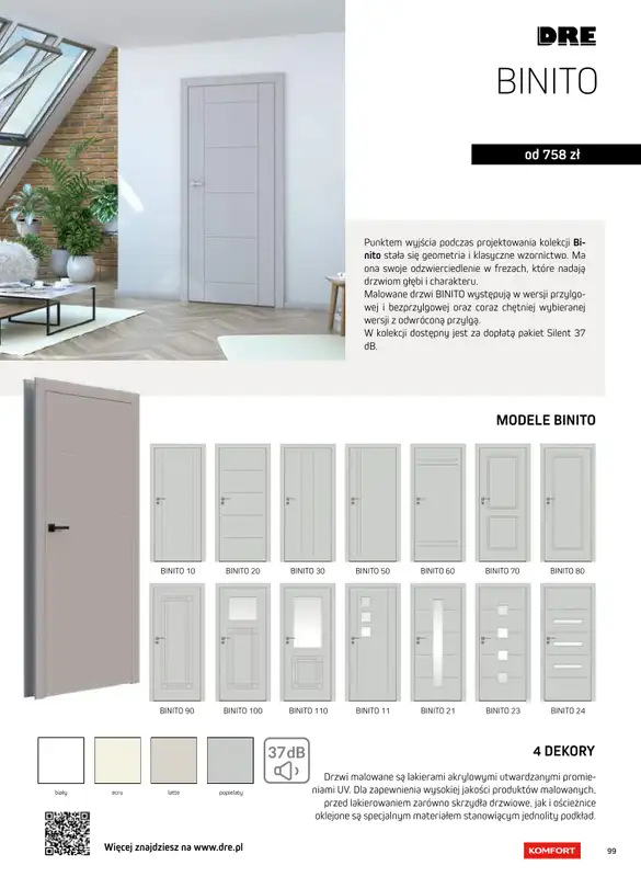Komfort - gazetka promocyjna Katalog podłogi i drzwi 2024/2025 od poniedziałku 01.01 do środy 31.12 - strona 99