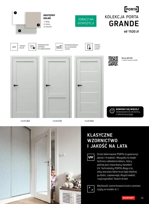 Komfort - gazetka promocyjna Katalog podłogi i drzwi 2024/2025 od poniedziałku 01.01 do środy 31.12 - strona 93