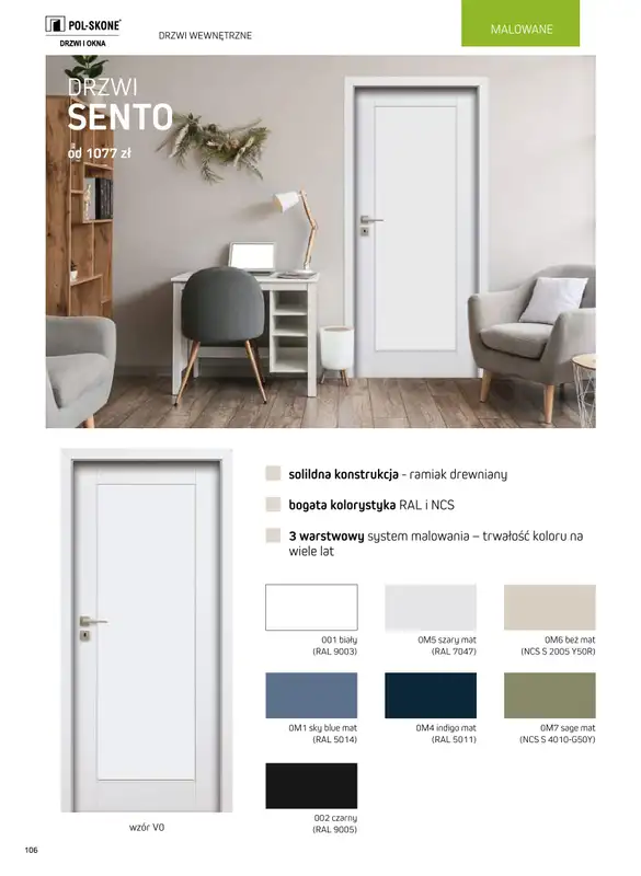 Komfort - gazetka promocyjna Katalog podłogi i drzwi 2024/2025 od poniedziałku 01.01 do środy 31.12 - strona 106