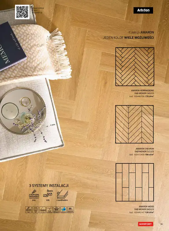 Komfort - gazetka promocyjna Katalog podłogi i drzwi 2024/2025 od poniedziałku 01.01 do środy 31.12 - strona 19