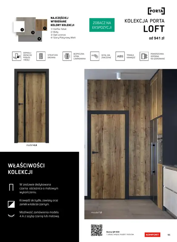 Komfort - gazetka promocyjna Katalog podłogi i drzwi 2024/2025 od poniedziałku 01.01 do środy 31.12 - strona 95