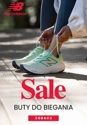 New Balance - gazetka promocyjna SALE - Buty do biegania od środy 30.07 do niedzieli 10.08 New Balance - gazetka promocyjna SALE - Buty do biegania od środy 30.07 do niedzieli 10.08
