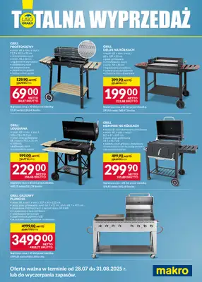 Makro - gazetka promocyjna Totalna wyprzedaż od poniedziałku 28.07 do niedzieli 31.08 - strona 3