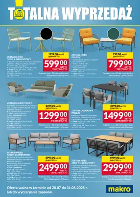 Makro - gazetka promocyjna Totalna wyprzedaż od poniedziałku 28.07 do niedzieli 31.08 - strona 2