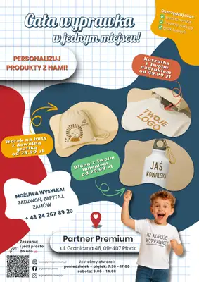 Partner Premium - gazetka promocyjna Back to School - Wyprawka Szkolna od piątku 01.08 do soboty 06.09 - strona 16