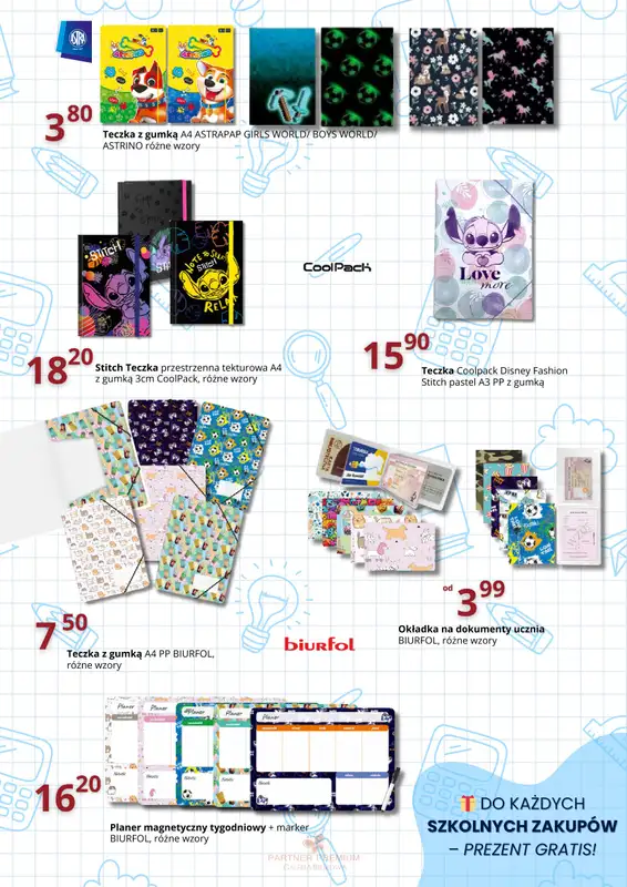 Partner Premium - gazetka promocyjna Back to School - Wyprawka Szkolna od piątku 01.08 do soboty 06.09 - strona 13