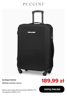 Puccini - gazetka promocyjna Walizki do -70% od czwartku 31.07 do czwartku 07.08 - strona 6