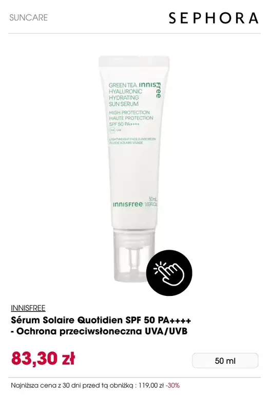 Sephora - gazetka promocyjna Do -30% na pielęgnację słoneczną od czwartku 31.07 do poniedziałku 29.09 - strona 9