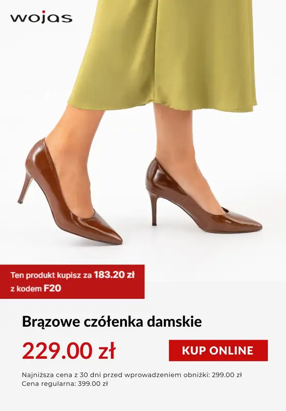 Wojas - gazetka promocyjna Extra -20% na produkty z wyprzedaży od czwartku 31.07 do wtorku 05.08 - strona 2