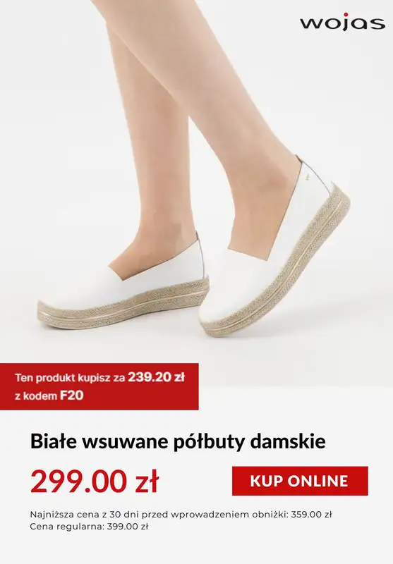 Wojas - gazetka promocyjna Extra -20% na produkty z wyprzedaży od czwartku 31.07 do wtorku 05.08 - strona 5