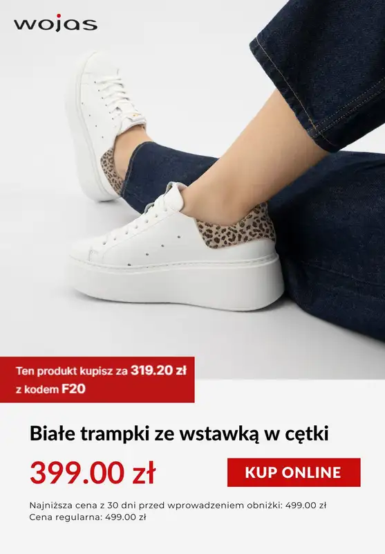 Wojas - gazetka promocyjna Extra -20% na produkty z wyprzedaży od czwartku 31.07 do wtorku 05.08 - strona 4