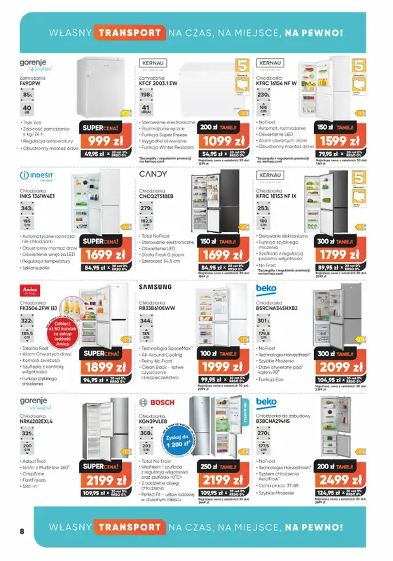 Max Elektro - gazetka promocyjna Gazetka od czwartku 31.07 do poniedziałku 01.09 - strona 8