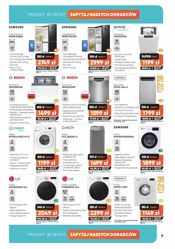 Max Elektro - gazetka promocyjna Gazetka od czwartku 31.07 do poniedziałku 01.09 - strona 9