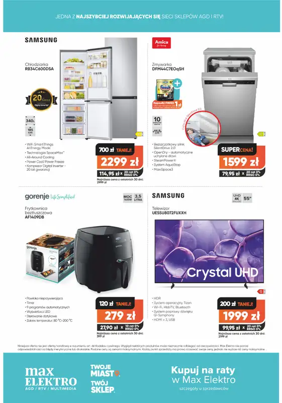 Max Elektro - gazetka promocyjna Gazetka od czwartku 31.07 do poniedziałku 01.09 - strona 12