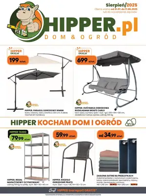 HIPPER.pl - gazetka promocyjna Gazetka od czwartku 31.07 do niedzieli 17.08 HIPPER.pl - gazetka promocyjna Gazetka od czwartku 31.07 do niedzieli 17.08