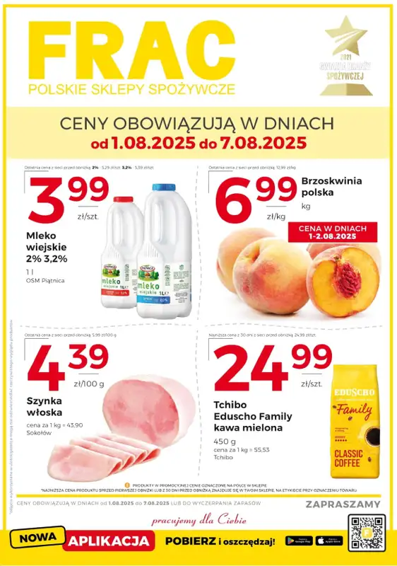 Frac - gazetka promocyjna Gazetka od piątku 01.08 do czwartku 07.08