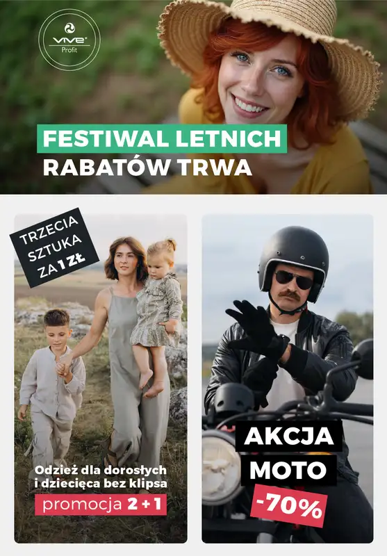 Vive Profit - gazetka promocyjna Gazetka od piątku 01.08 do niedzieli 31.08 - strona 2