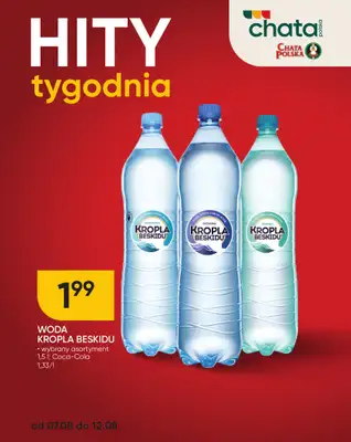Chata Polska - gazetka promocyjna Hity tygodnia od czwartku 07.08 do wtorku 12.08 - strona 3 Chata Polska - gazetka promocyjna Hity tygodnia od czwartku 07.08 do wtorku 12.08 - strona 3