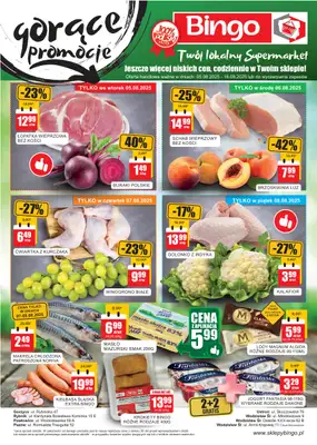 Bingo - gazetka promocyjna Gazetka od wtorku 05.08 do soboty 16.08