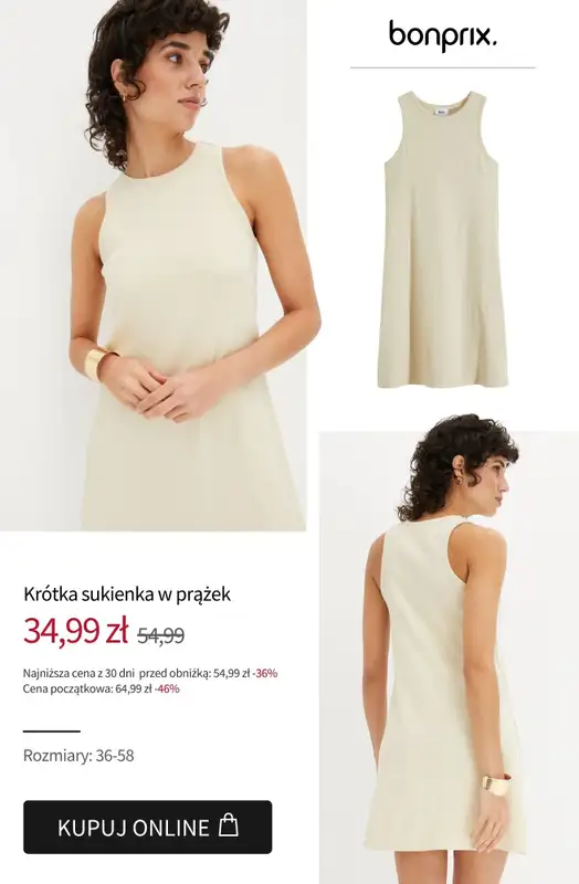 bonprix - gazetka promocyjna Wyprzedaż do 40 zł od piątku 01.08 do czwartku 07.08 - strona 6