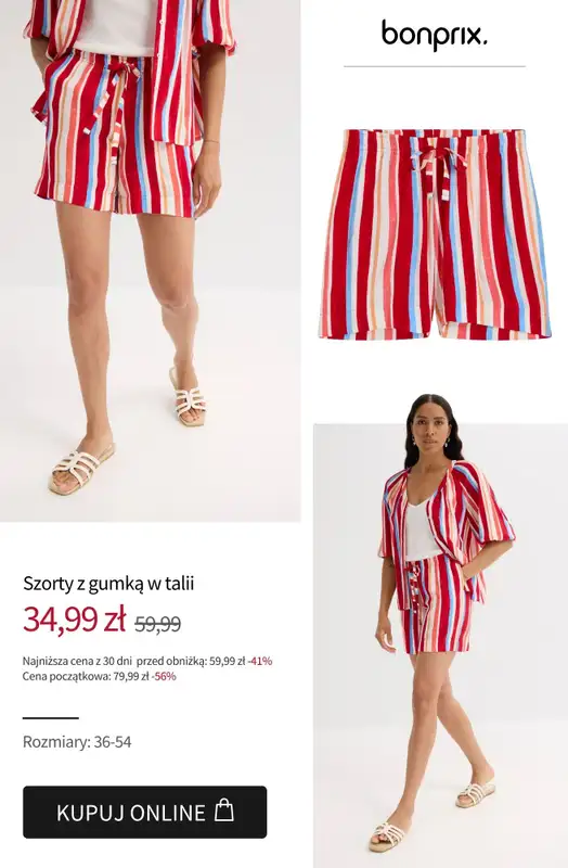 bonprix - gazetka promocyjna Wyprzedaż do 40 zł od piątku 01.08 do czwartku 07.08 - strona 10
