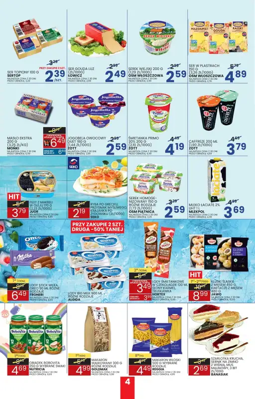 Wafelek - gazetka promocyjna Gazetka od poniedziałku 04.08 do soboty 16.08 - strona 4