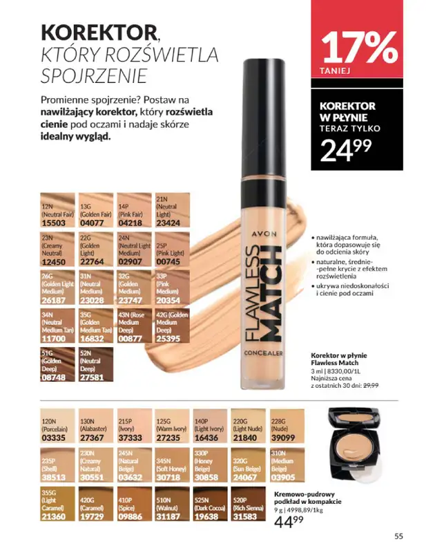 AVON - gazetka promocyjna Katalog Sierpień 2025 od piątku 01.08 do niedzieli 31.08 - strona 55