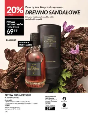 AVON - gazetka promocyjna Katalog Sierpień 2025 od piątku 01.08 do niedzieli 31.08 - strona 194 AVON - gazetka promocyjna Katalog Sierpień 2025 od piątku 01.08 do niedzieli 31.08 - strona 194