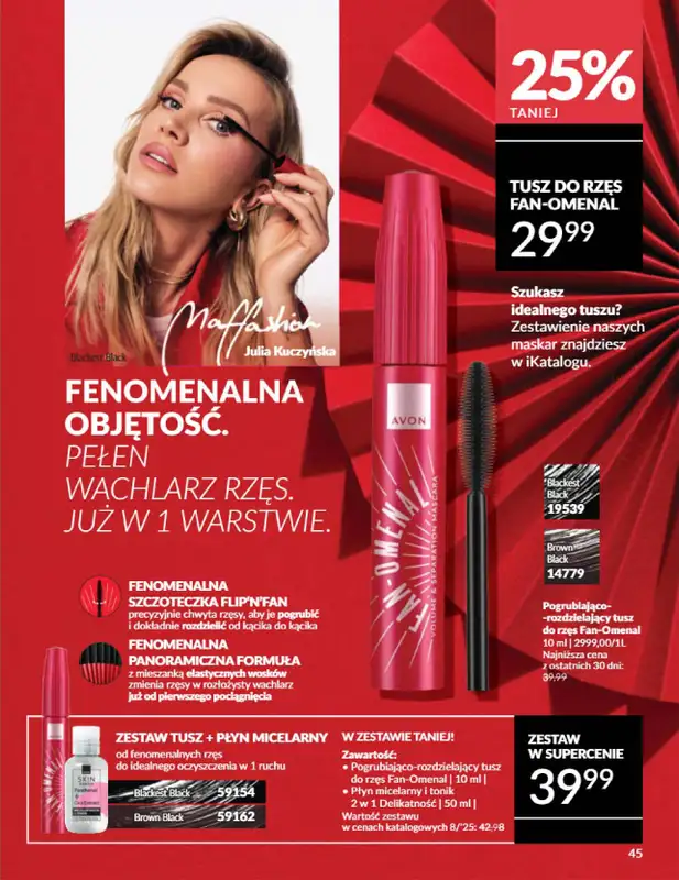 AVON - gazetka promocyjna Katalog Sierpień 2025 od piątku 01.08 do niedzieli 31.08 - strona 45