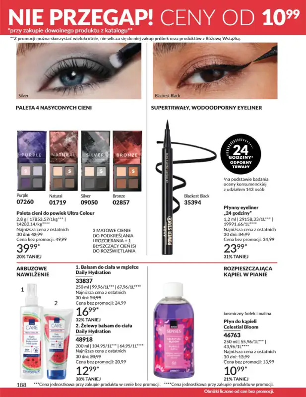 AVON - gazetka promocyjna Katalog Sierpień 2025 od piątku 01.08 do niedzieli 31.08 - strona 188