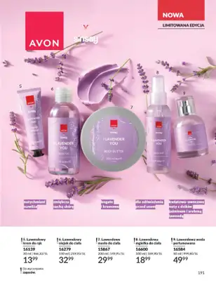AVON - gazetka promocyjna Katalog Sierpień 2025 od piątku 01.08 do niedzieli 31.08 - strona 191 AVON - gazetka promocyjna Katalog Sierpień 2025 od piątku 01.08 do niedzieli 31.08 - strona 191