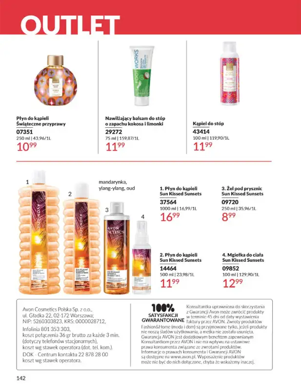 AVON - gazetka promocyjna Katalog Sierpień 2025 od piątku 01.08 do niedzieli 31.08 - strona 142