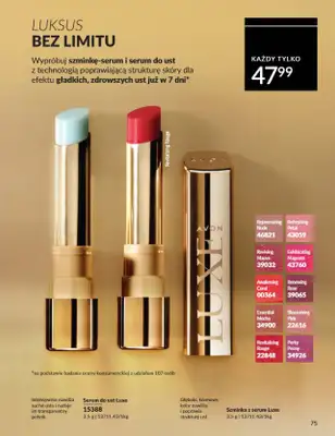 AVON - gazetka promocyjna Katalog Sierpień 2025 od piątku 01.08 do niedzieli 31.08 - strona 75 AVON - gazetka promocyjna Katalog Sierpień 2025 od piątku 01.08 do niedzieli 31.08 - strona 75