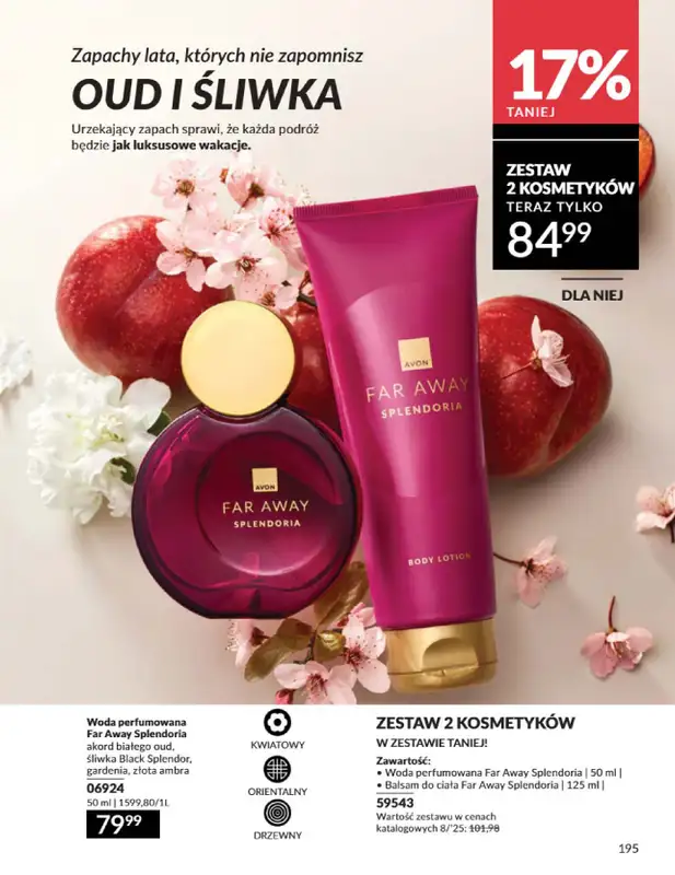 AVON - gazetka promocyjna Katalog Sierpień 2025 od piątku 01.08 do niedzieli 31.08 - strona 195
