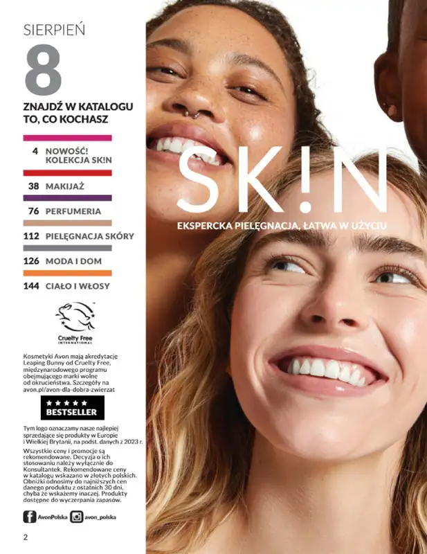 AVON - gazetka promocyjna Katalog Sierpień 2025 od piątku 01.08 do niedzieli 31.08 - strona 2