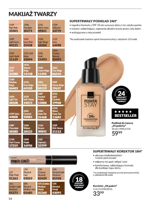 AVON - gazetka promocyjna Katalog Sierpień 2025 od piątku 01.08 do niedzieli 31.08 - strona 54