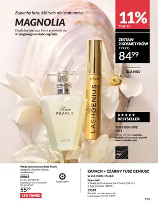 AVON - gazetka promocyjna Katalog Sierpień 2025 od piątku 01.08 do niedzieli 31.08 - strona 193 AVON - gazetka promocyjna Katalog Sierpień 2025 od piątku 01.08 do niedzieli 31.08 - strona 193