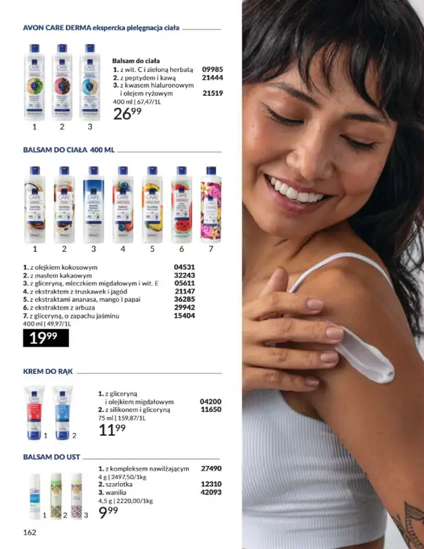 AVON - gazetka promocyjna Katalog Sierpień 2025 od piątku 01.08 do niedzieli 31.08 - strona 162