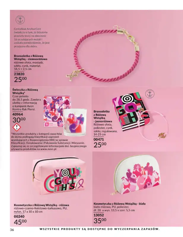 AVON - gazetka promocyjna Katalog Sierpień 2025 od piątku 01.08 do niedzieli 31.08 - strona 36
