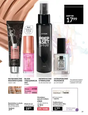 AVON - gazetka promocyjna Katalog Sierpień 2025 od piątku 01.08 do niedzieli 31.08 - strona 39 AVON - gazetka promocyjna Katalog Sierpień 2025 od piątku 01.08 do niedzieli 31.08 - strona 39