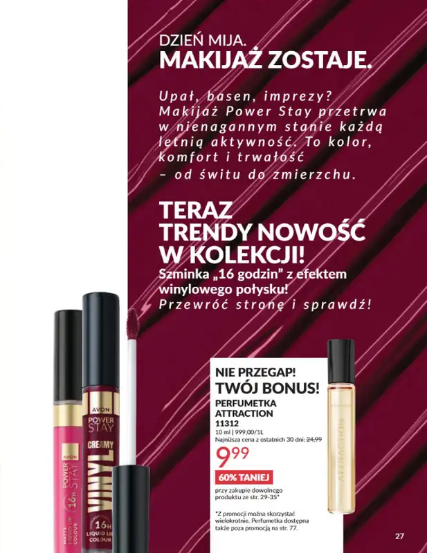 AVON - gazetka promocyjna Katalog Sierpień 2025 od piątku 01.08 do niedzieli 31.08 - strona 27
